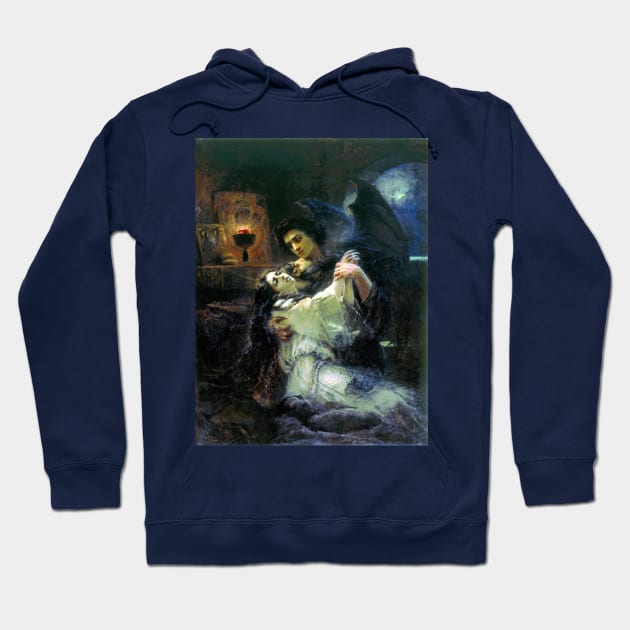 Tamara and the Demon - Konstantin Makovsky Hoodie by forgottenbeauty